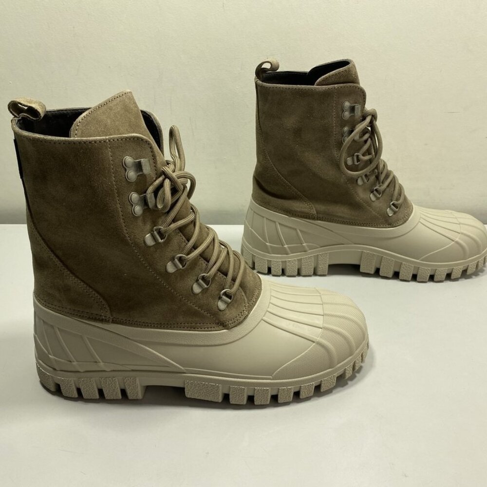 NEW STUTTERHEIM  Men’s Patrol Suede Combat Boots – Size 9 – Cap Toe – Lug Sole